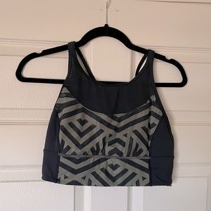 Lululemon long line sports bra size 10